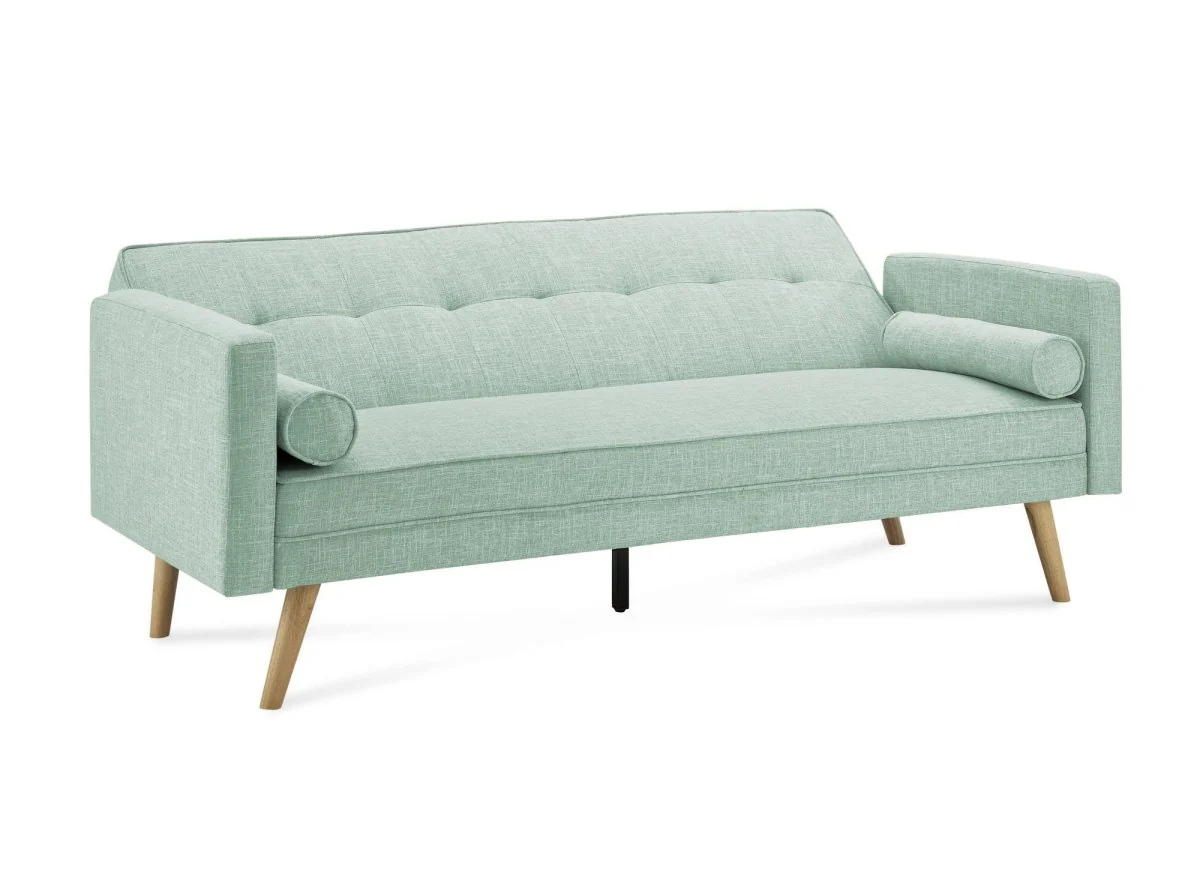 Banquette clic clac en tissu vert d'eau TANIA - Image 5