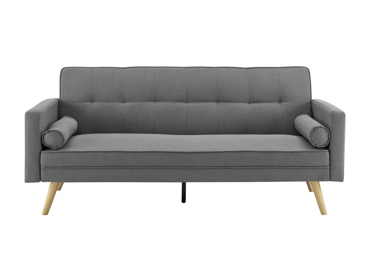 Banquette clic clac gris en tissu TANIA - Image 5