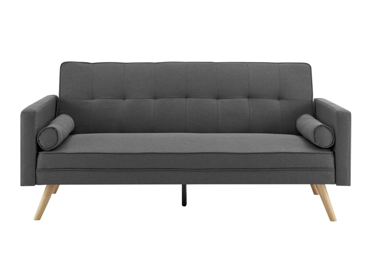 Banquette clic clac gris foncé en tissu TANIA - Image 4