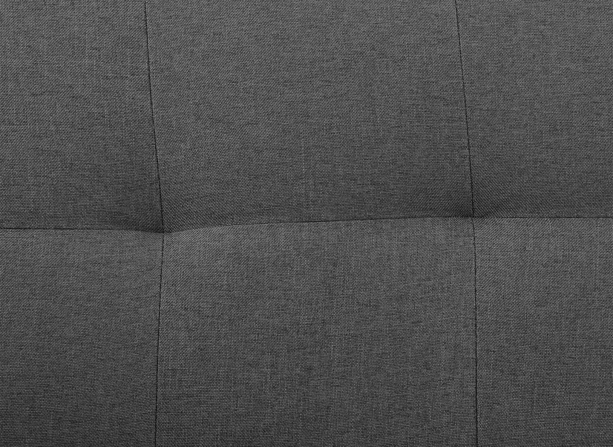 Banquette clic clac gris foncé en tissu TANIA - Image 5