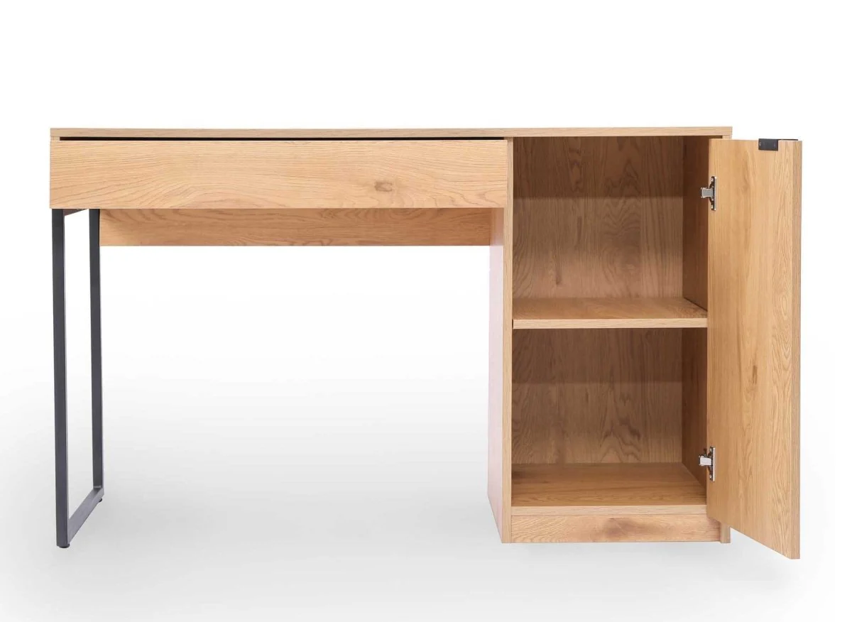Bureau avec rangement en bois et métal BLAISE - Image 5