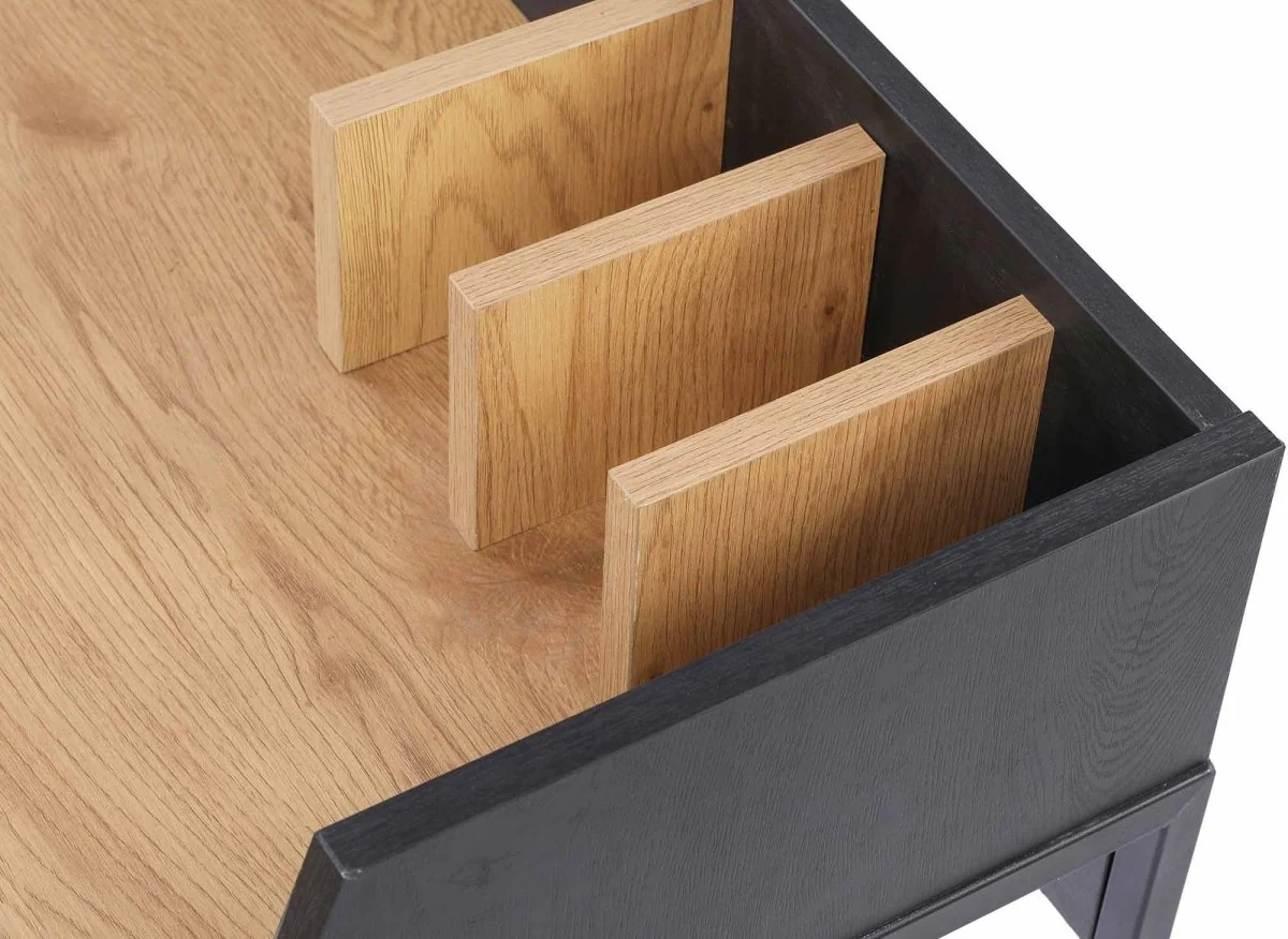Bureau compact design industriel en bois et métal ARMELLE - Image 7