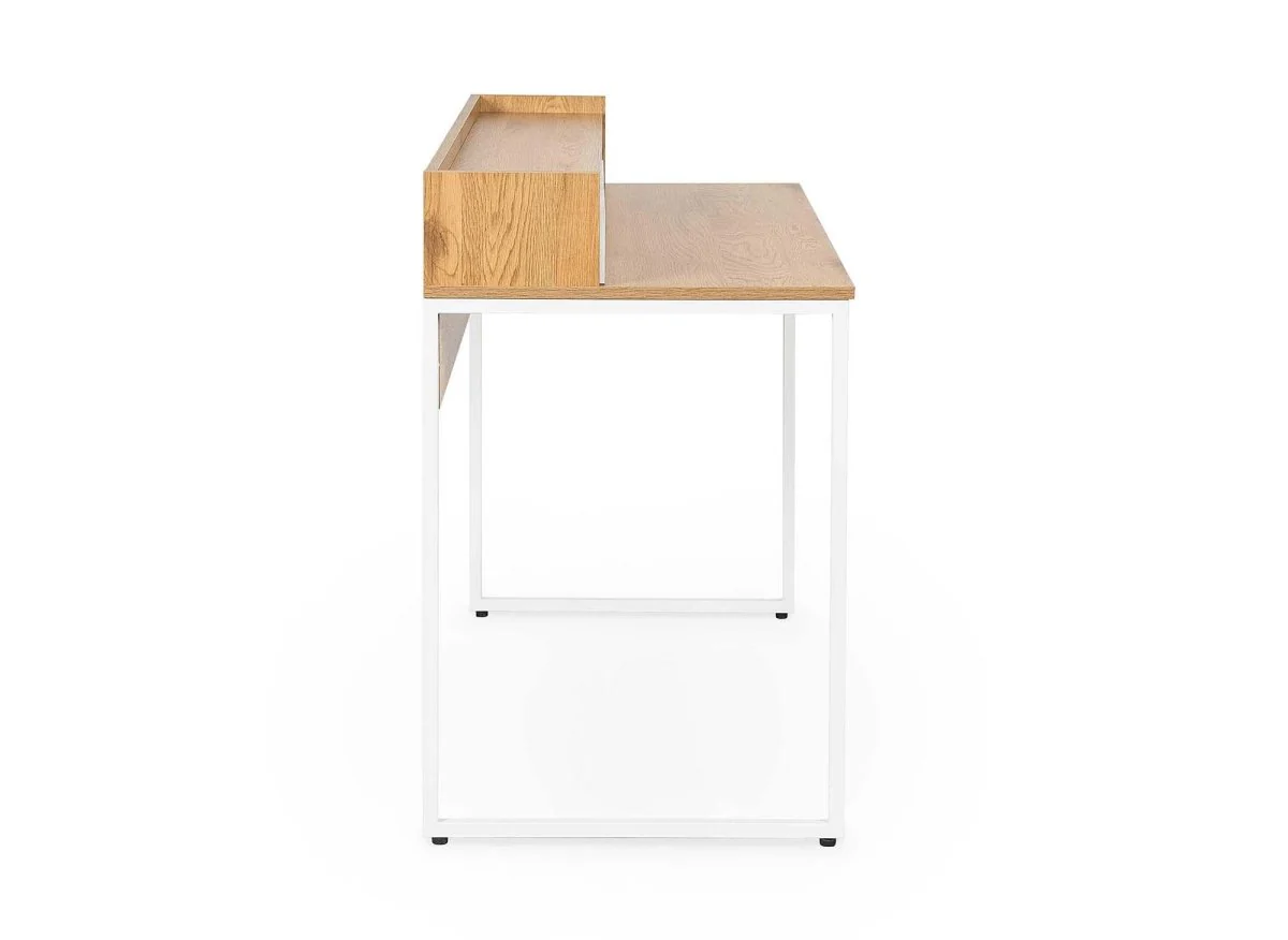 Bureau scandinave avec rangements en bois et métal NORBERT - Image 7