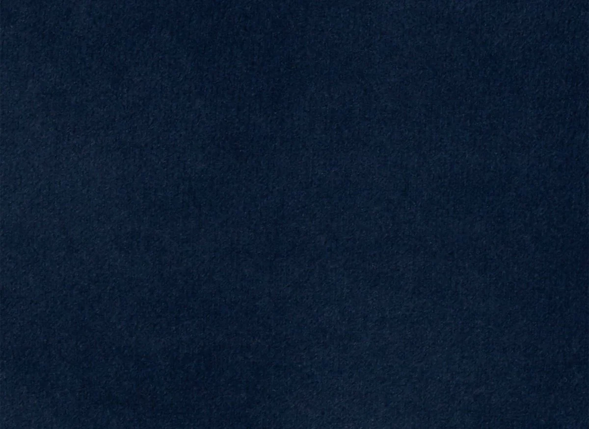 Canapé fixe 3 places capitonné chesterfield velours bleu CARMEN - Image 12