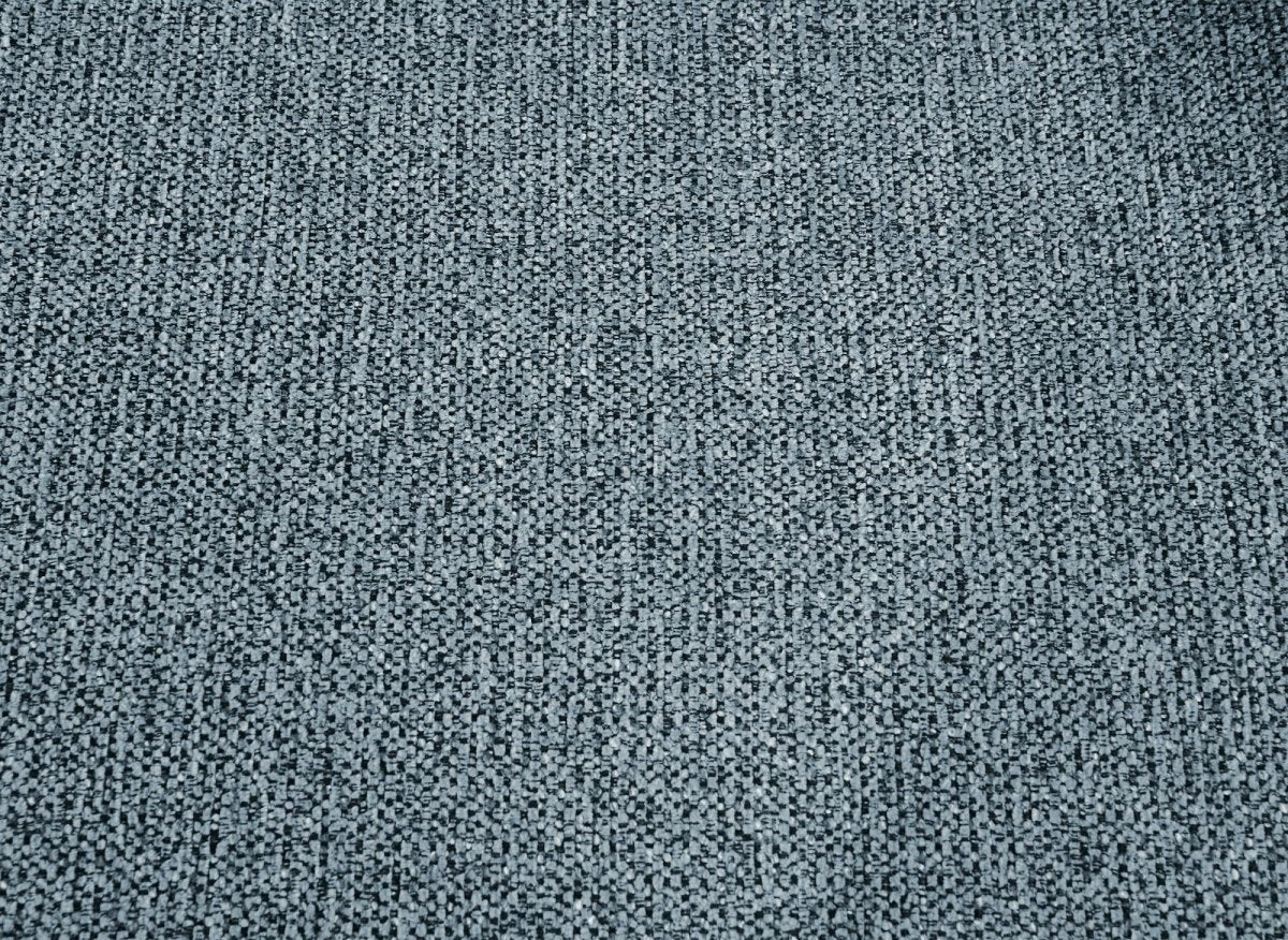 Canapé convertible 3 places en tissu texturé bleu MAYORA - Image 9
