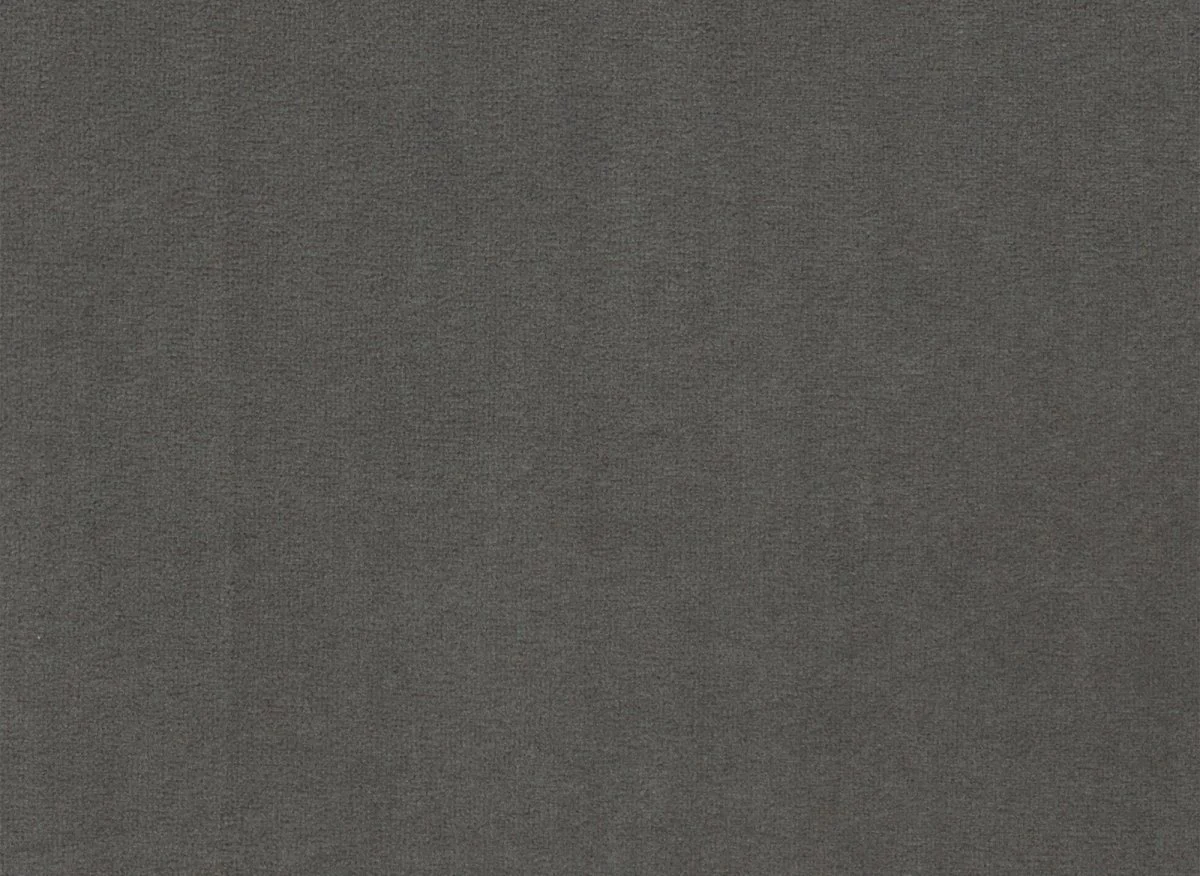 Canapé d'angle fixe capitonné chesterfield velours gris CARMEN - Image 9