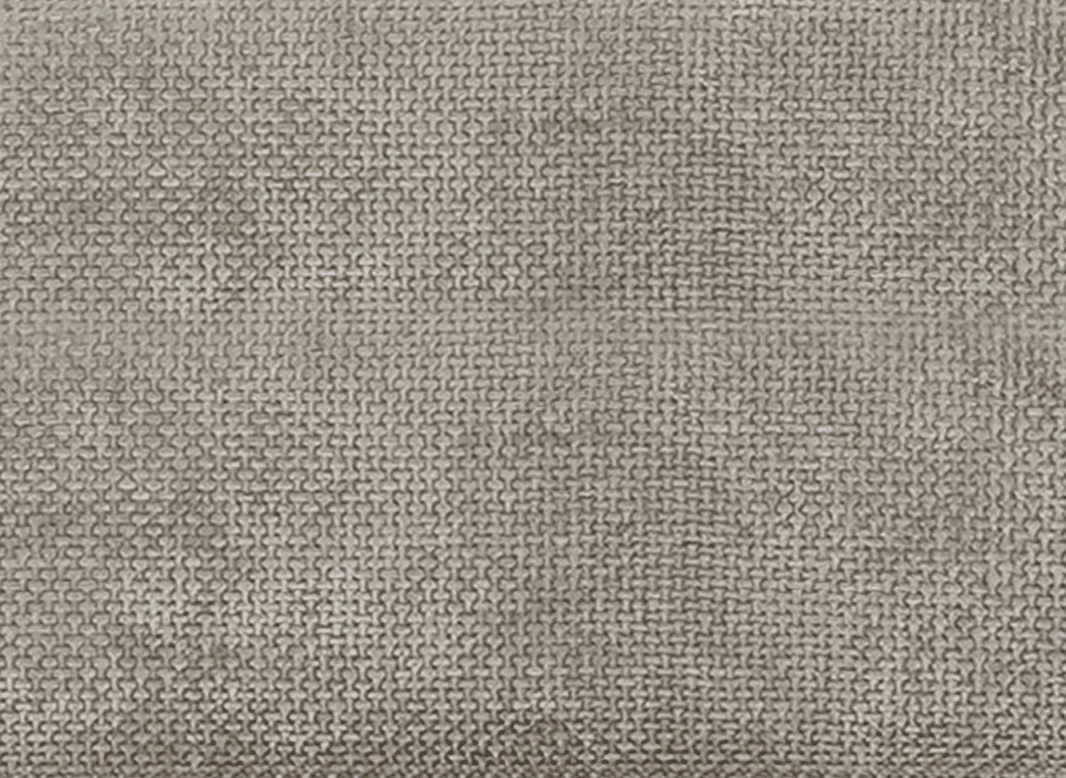 Canapé d'angle convertible avec coffre de rangement en velours chiné taupe SAMINA - Angle droit - Image 7