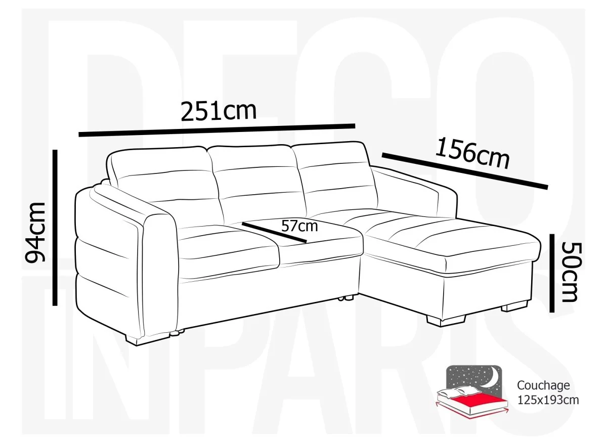 Canapé d'angle convertible avec coffre en tissu bouclette gris clair CALANDRA - Angle droit - Image 9