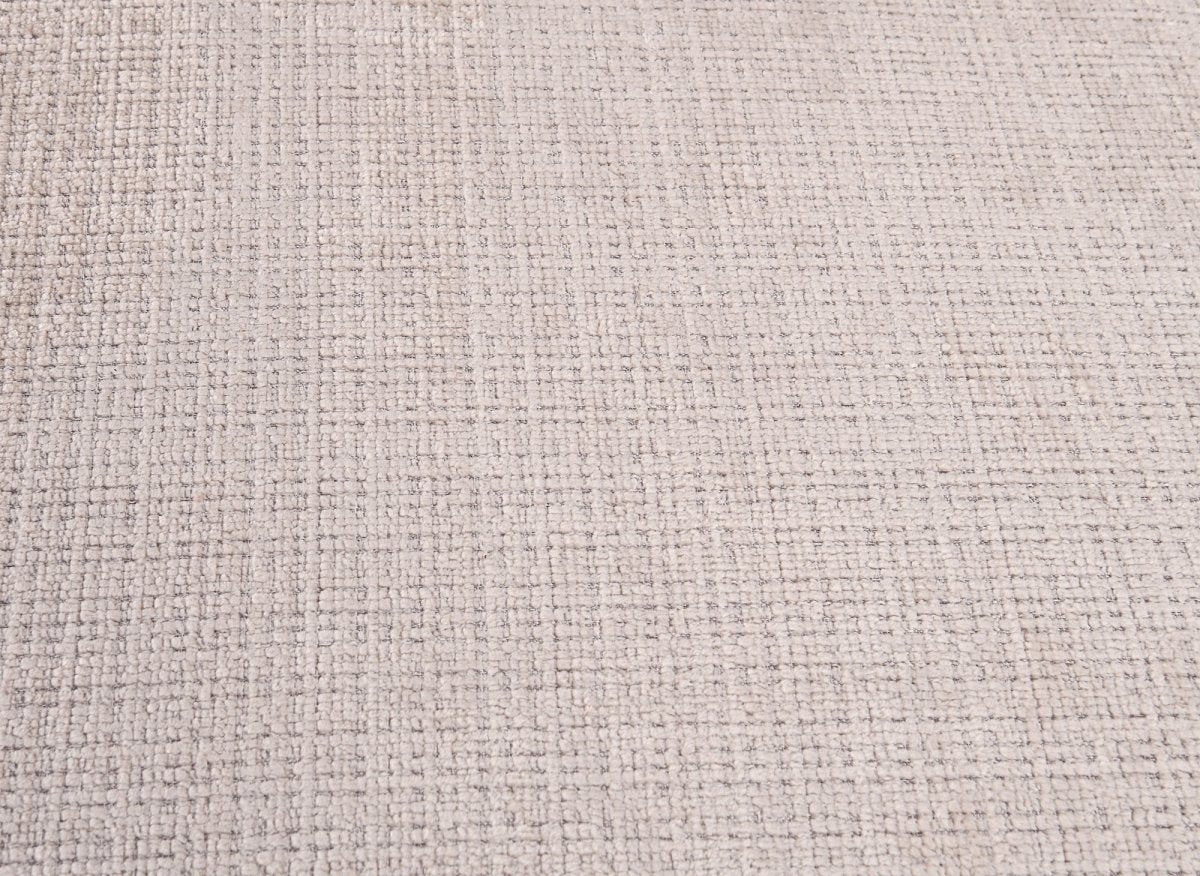 Canapé d'angle convertible avec coffre en velours chiné beige MARLA - Angle droit - Image 9