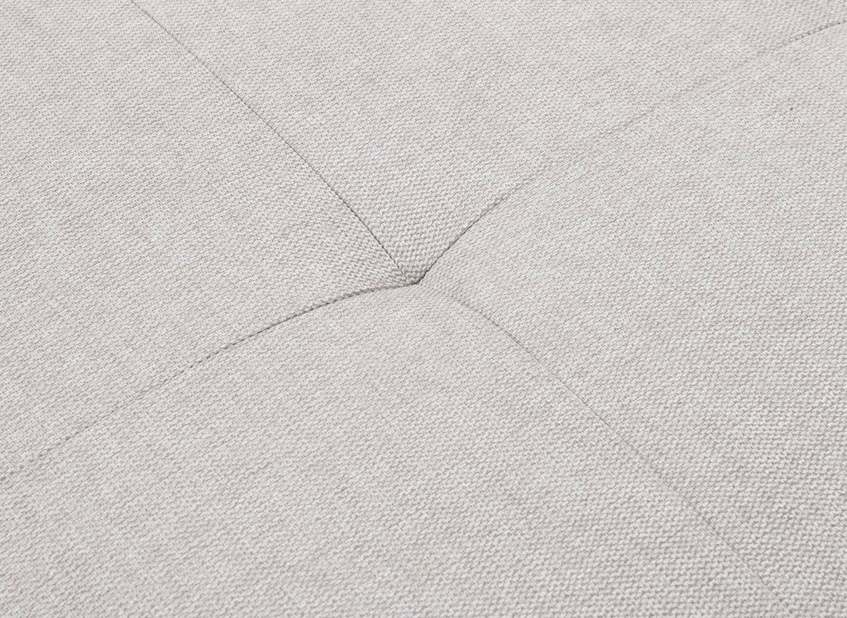 Canapé d'angle convertible en tissu beige MONICA - Angle gauche - Image 7