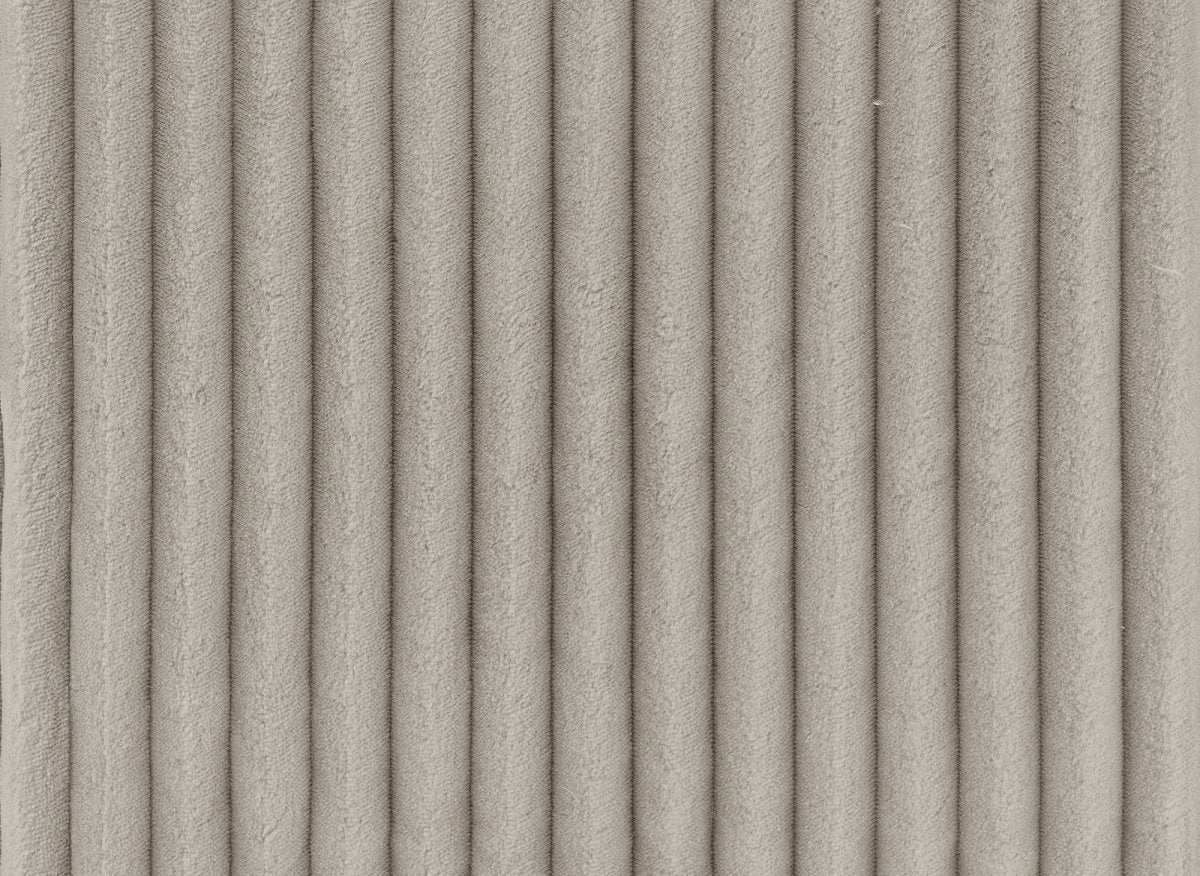 Canapé d'angle convertible et réversible avec coffre en velours côtelé épais taupe ADRYEN - Image 13