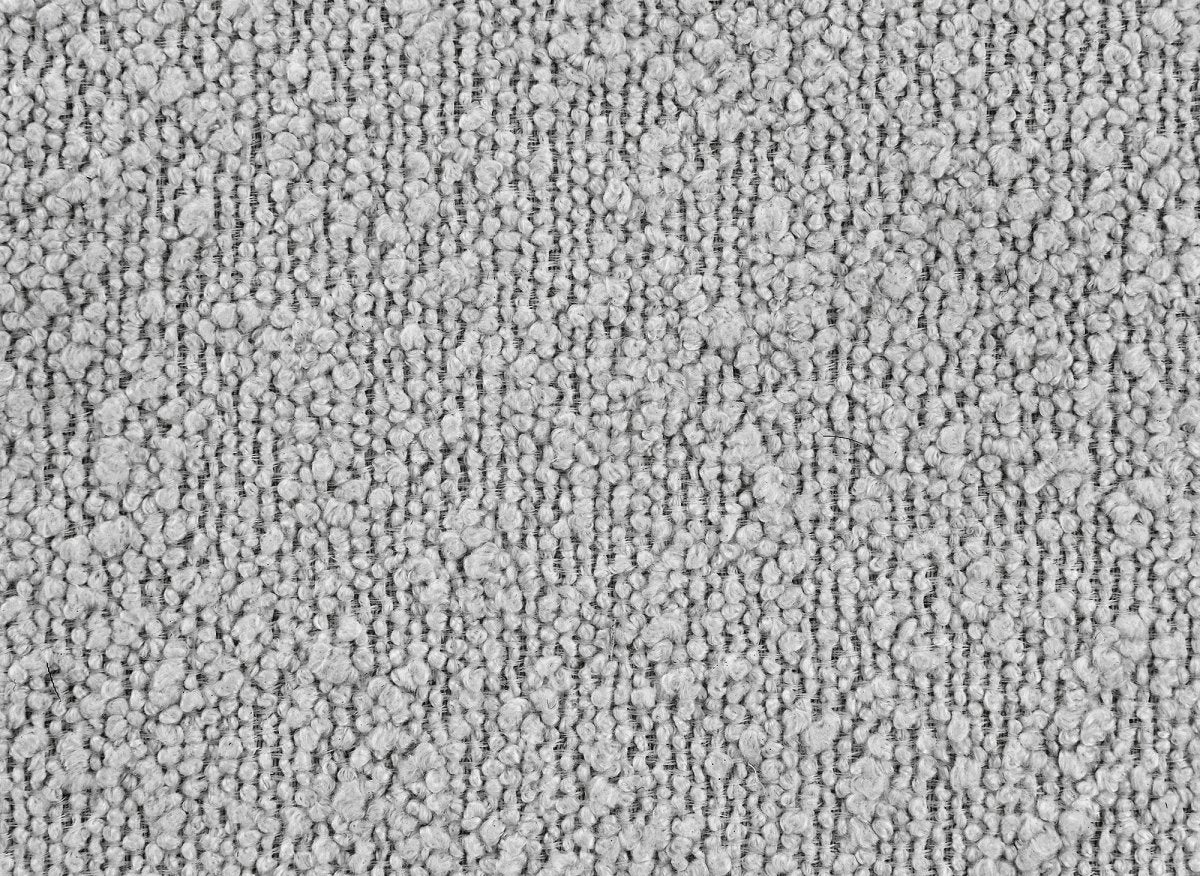 Canapé d'angle fixe effet peau de mouton gris BELLA - Angle droit - Image 8