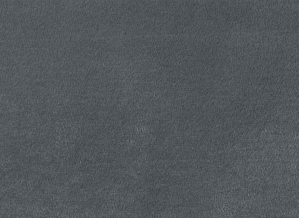Canapé droit fixe 3 places en velours gris CELINE - Image 7