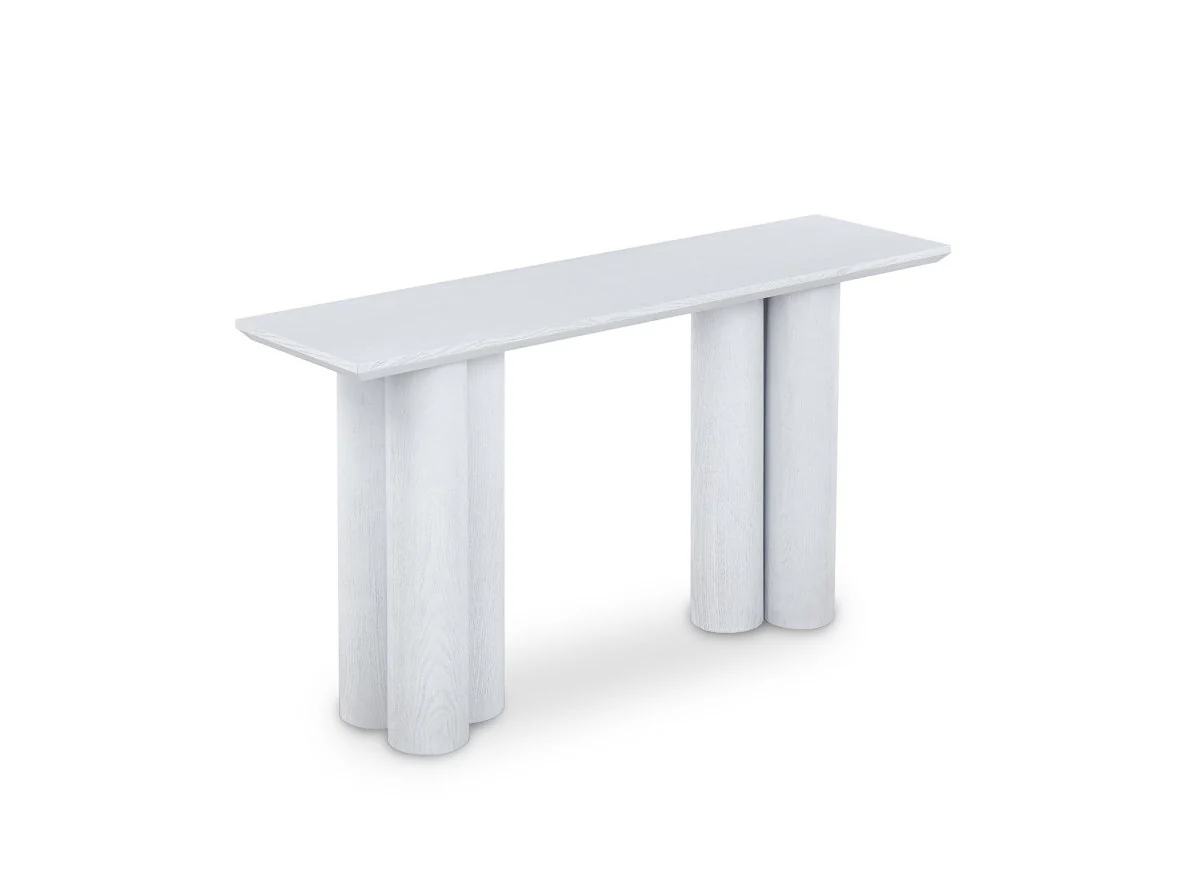 Console blanche pieds forme organique ROSALIA - Image 3