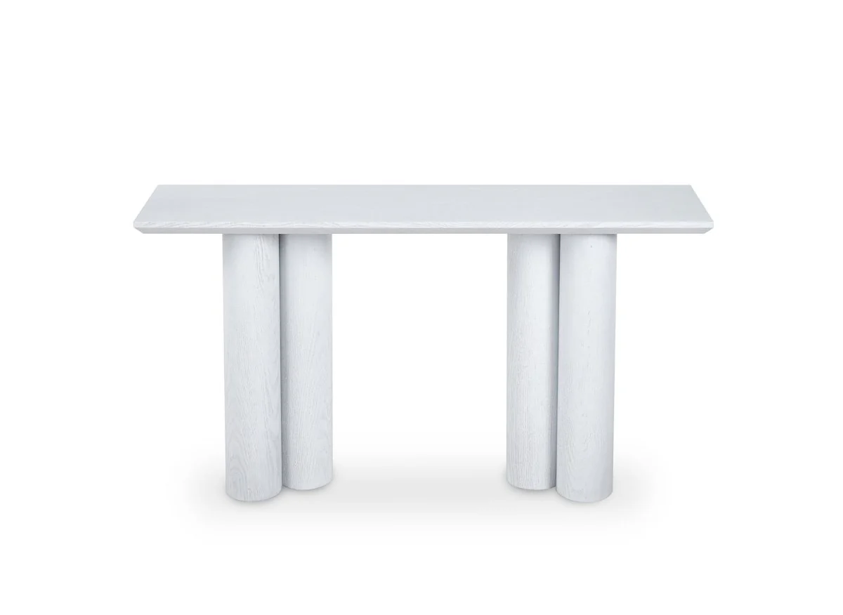 Console blanche pieds forme organique ROSALIA - Image 4