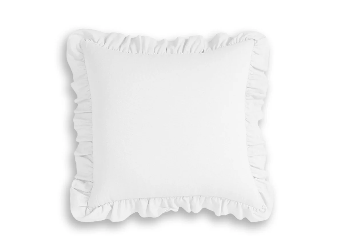 Coussin blanc écru 45x45 cm TORONTO - Image 2