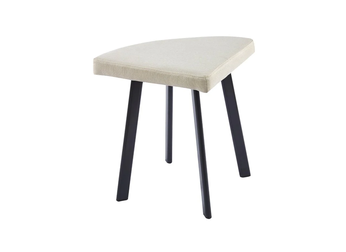Ensemble table à manger en bois avec 4 tabourets beige IRINA - Image 14