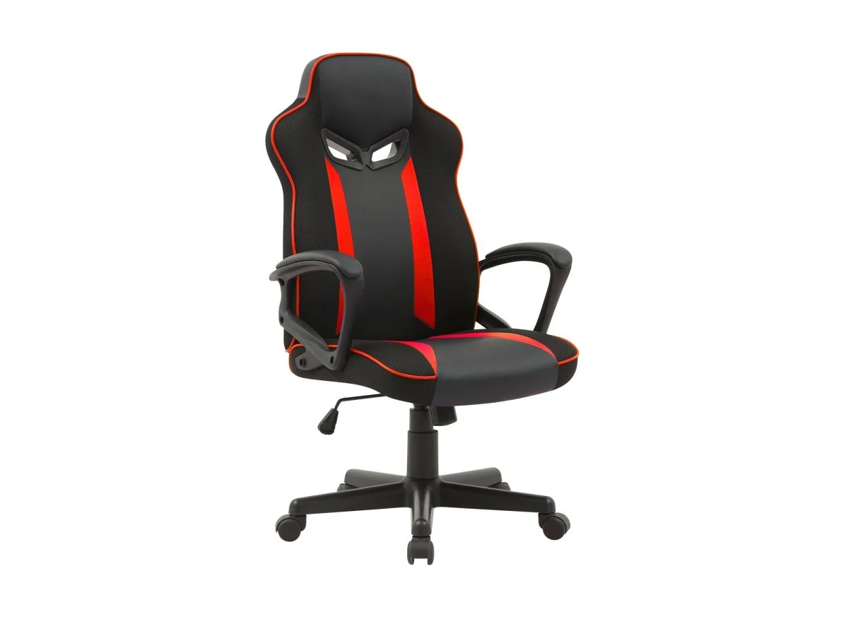 Fauteuil de bureau gaming noir et rouge MICRON - Image 3
