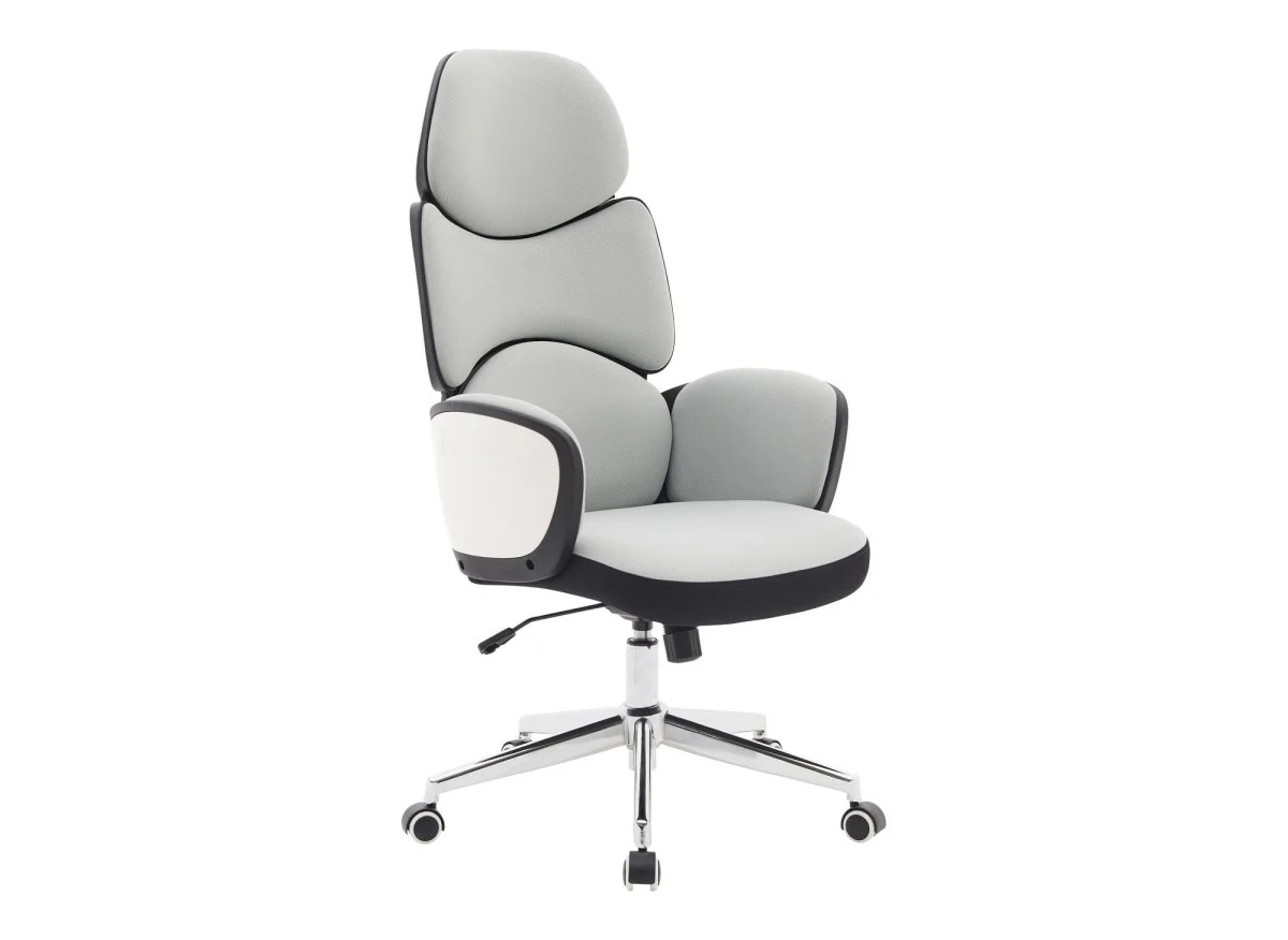Fauteuil de bureau gris clair ALFA - Image 3