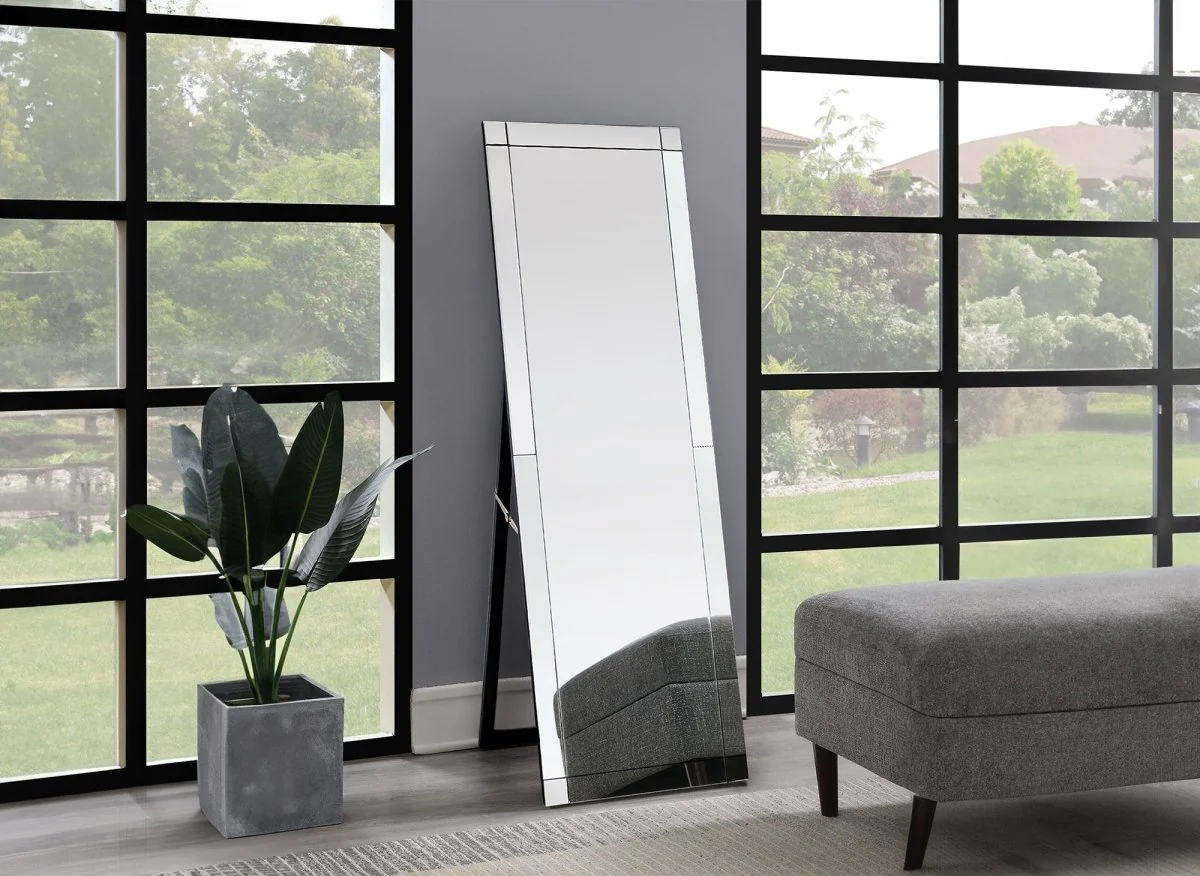 Grand miroir rectangulaire sur pied MALIA - Image 2