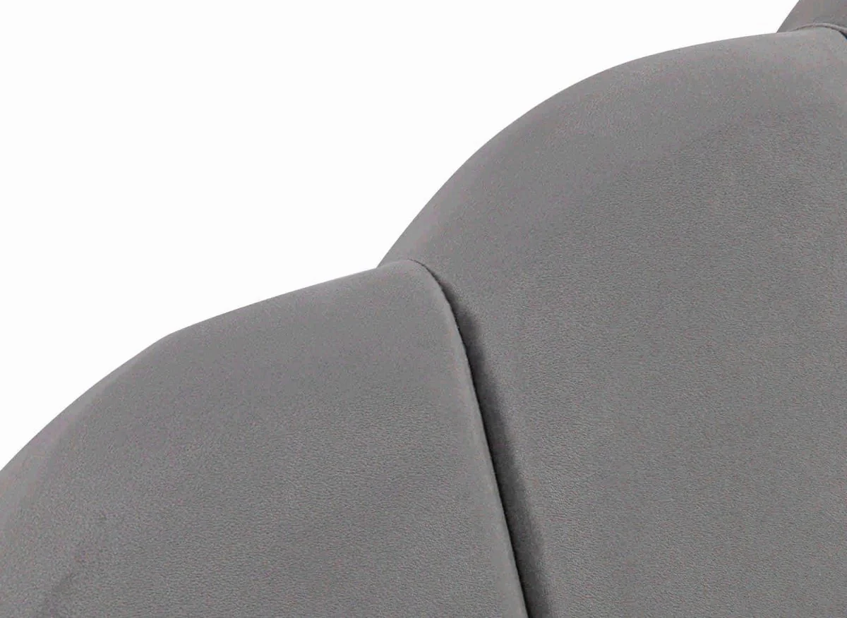 Lit coffre en velours gris 180x200 cm ELVIRA - Image 10