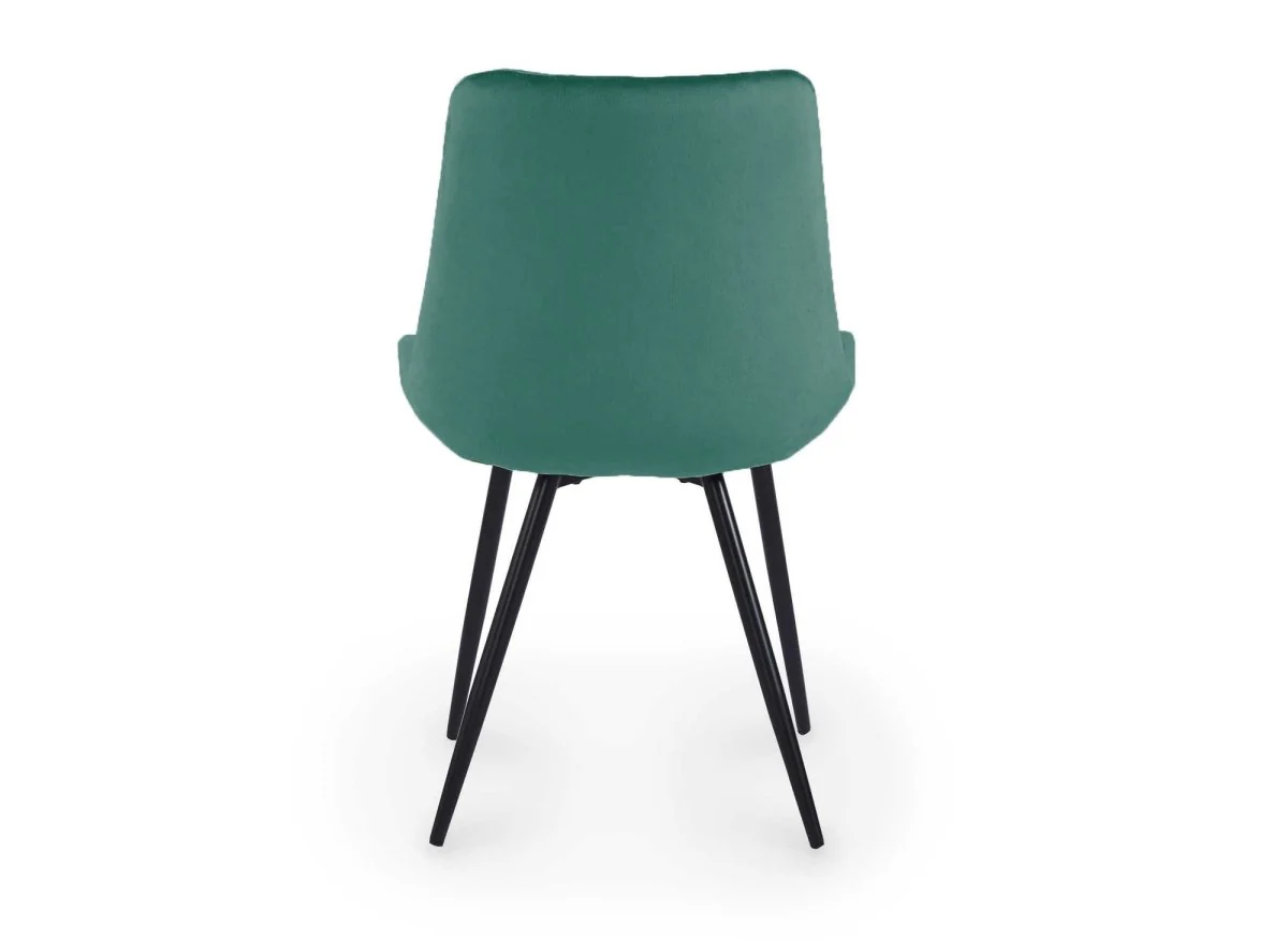 Lot de 2 chaises design en velours vert YOLA - Image 7