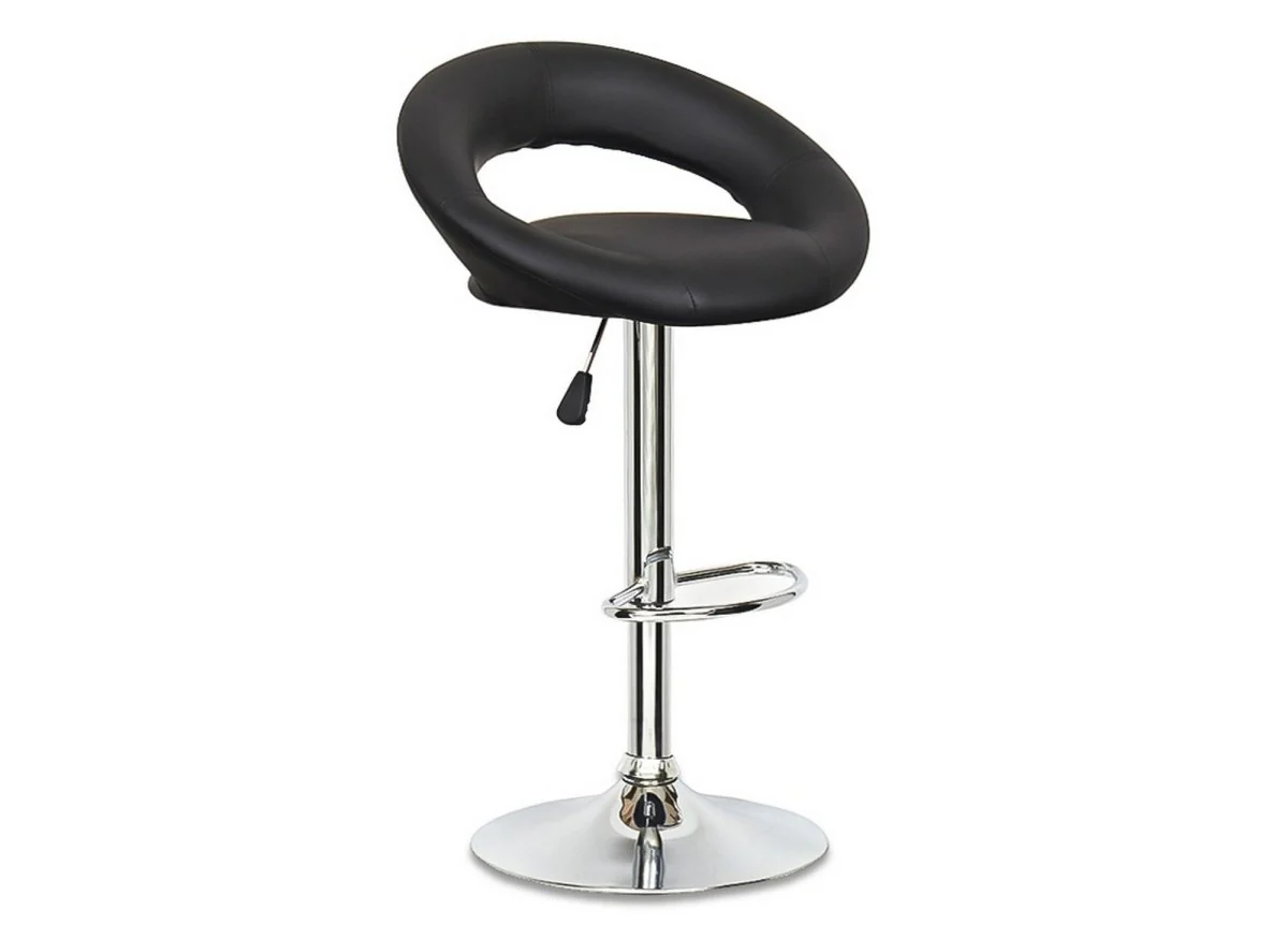 Lot de 2 tabourets de bar noir JETI - Image 2