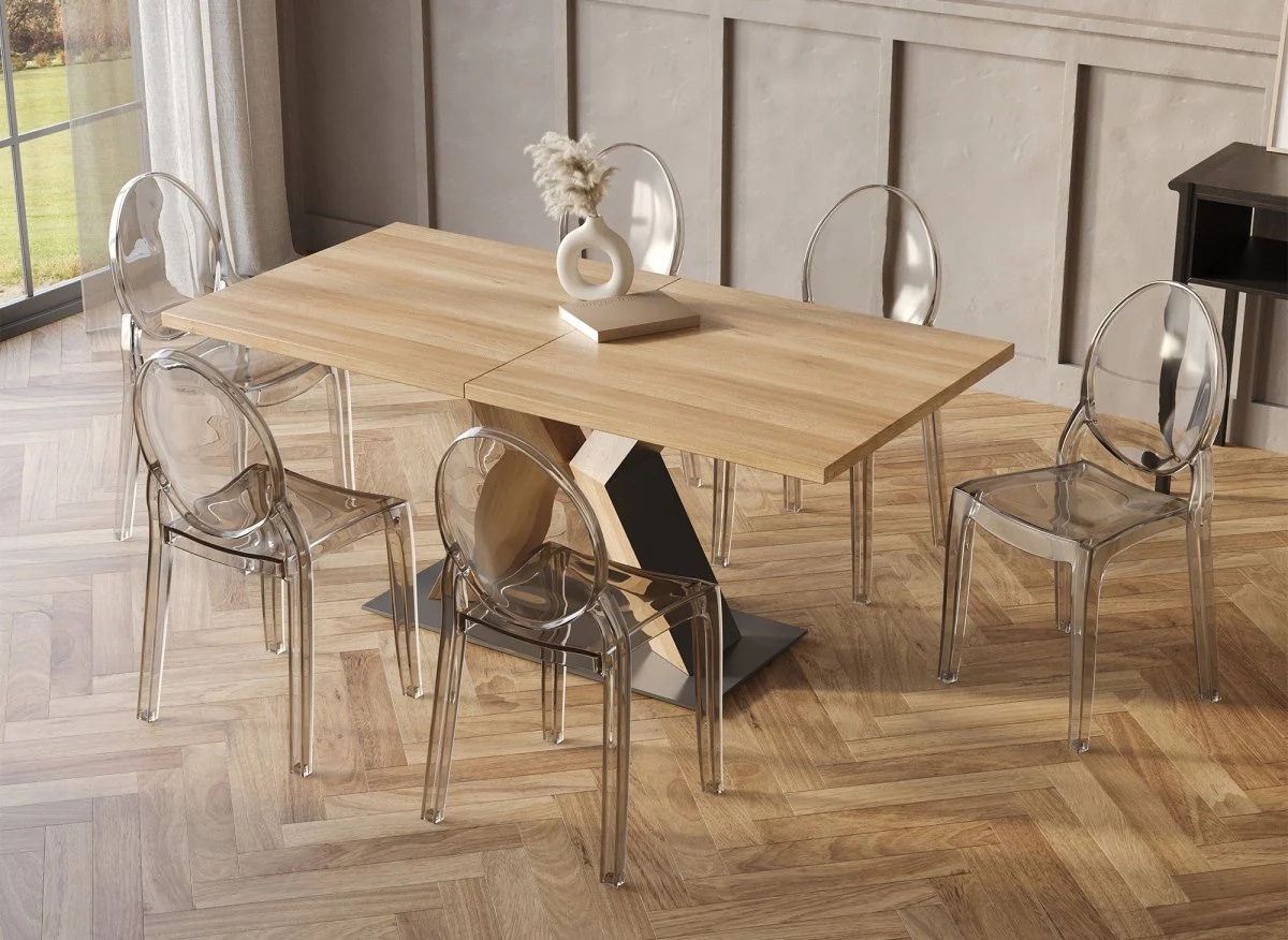 Lot de 4 chaises design en plexi transparent TOLGA - Image 3