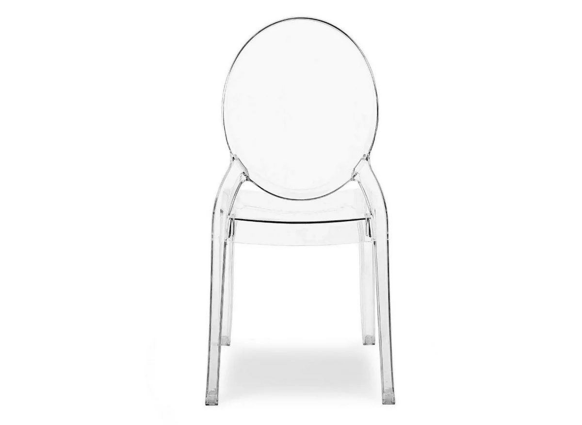 Lot de 4 chaises design en plexi transparent TOLGA - Image 7