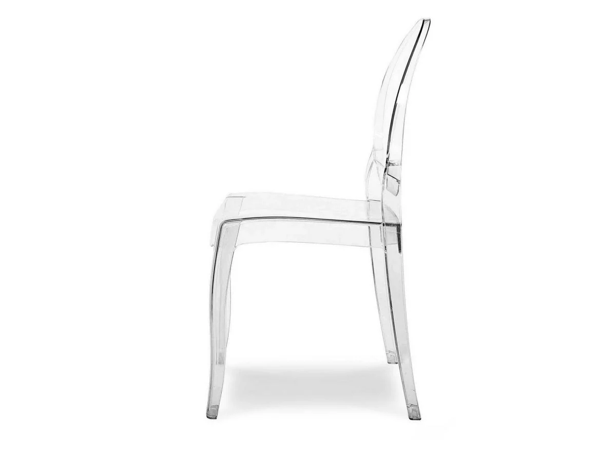Lot de 4 chaises design en plexi transparent TOLGA - Image 8