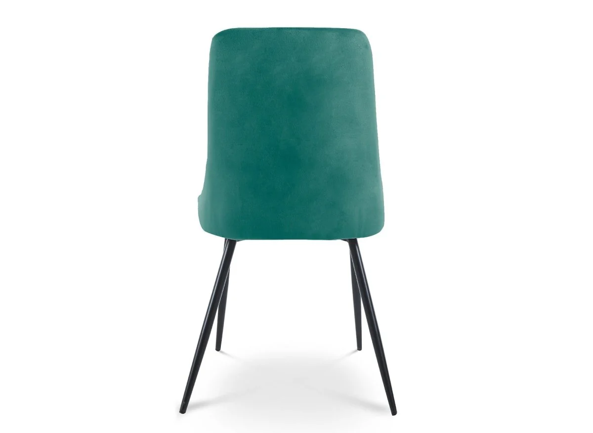 Lot de 4 chaises design en velours vert OLVEA - Image 7