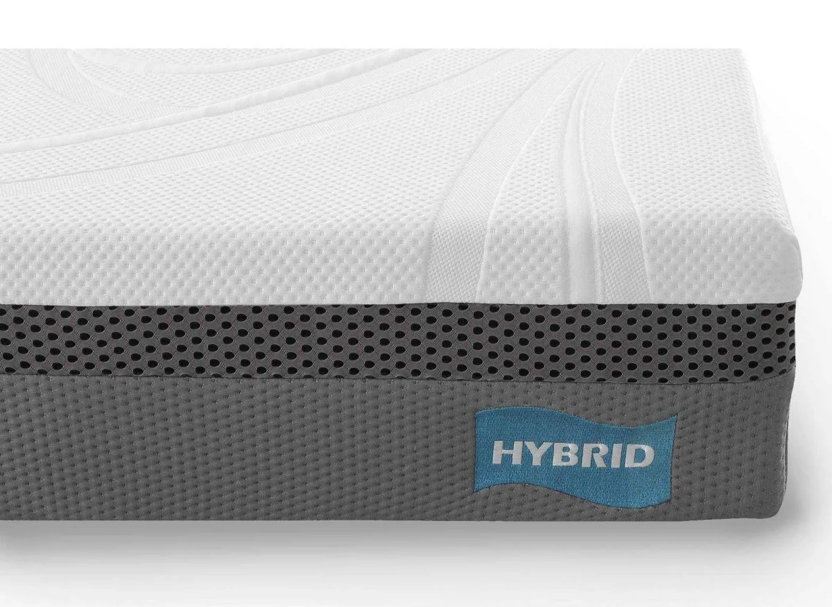 Matelas HYBRID 140 x 190 cm ressorts ensachés et mémoire de forme épaisseur 26 cm - Image 9