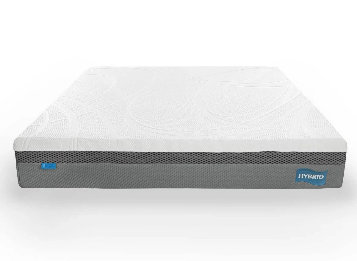 Matelas HYBRID 160 x 200 cm ressorts ensachés et mémoire de forme épaisseur 26 cm - Image 8