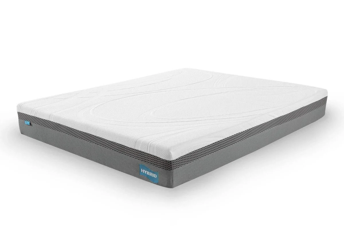Matelas HYBRID 180 x 200 cm ressorts ensachés et mémoire de forme épaisseur 26 cm - Image 2