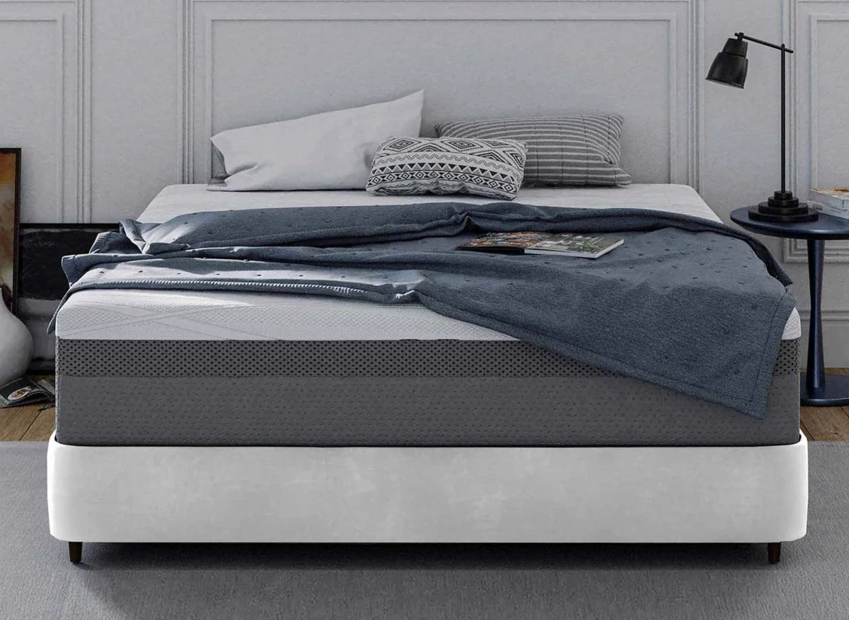 Matelas HYBRID 180 x 200 cm ressorts ensachés et mémoire de forme épaisseur 26 cm - Image 4