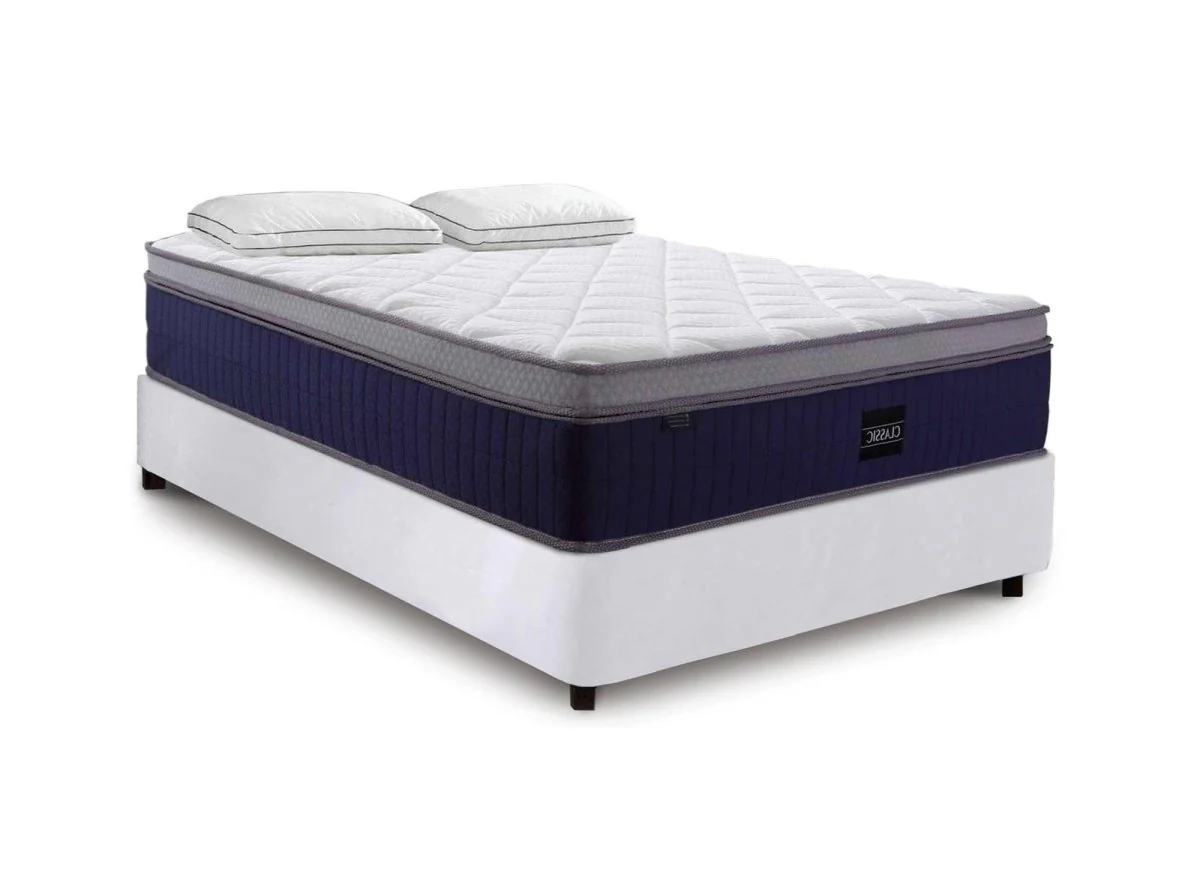 Matelas hybride CLASSIC 140 x 190 cm ressorts ensachés et mémoire de forme épaisseur 31 cm - Image 2