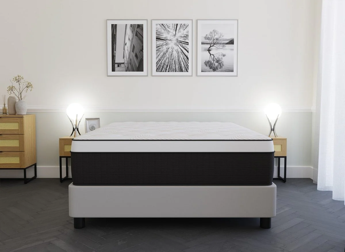 Matelas hybride mémoire de forme 140 x 190 cm épaisseur 37 cm - PILLOW - Image 3