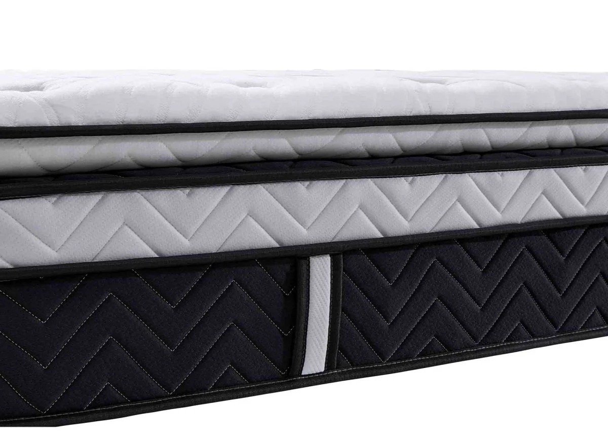 Matelas hybride mémoire de forme 180 x 200 cm épaisseur 35 cm - CLOUDY - Image 10