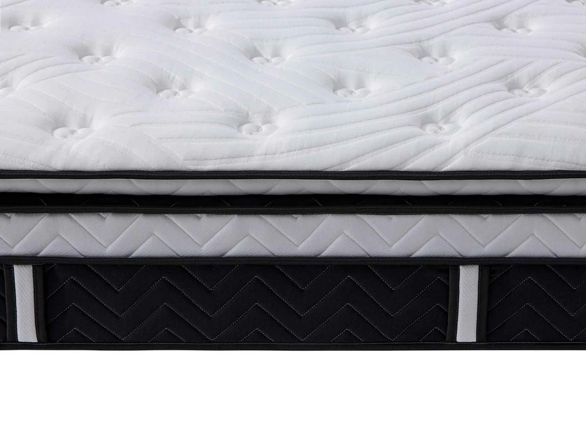 Matelas hybride mémoire de forme 180 x 200 cm épaisseur 35 cm - CLOUDY - Image 9