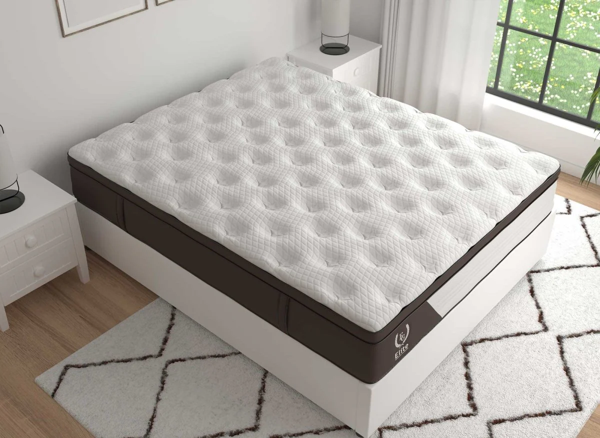Matelas hybride mousse et ressorts ensachés 140 x 190 cm épaisseur 30 cm MANOA - Image 4