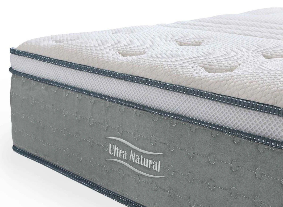 Matelas hybride NATURAL 140 x 190 cm ressorts ensachés et soie épaisseur 29 cm - Image 11
