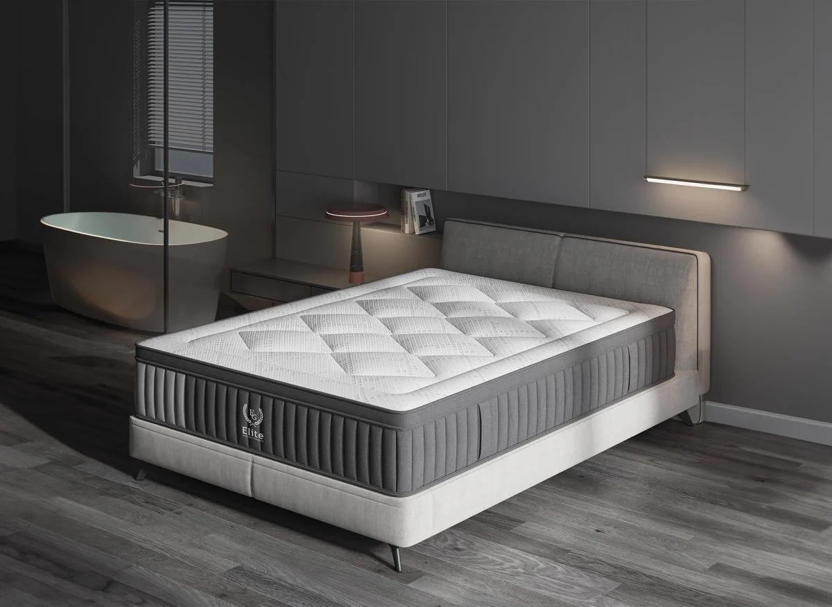 Matelas hybride ressorts ensachés 140 x 190 cm épaisseur 30 cm ASTRO - Image 5