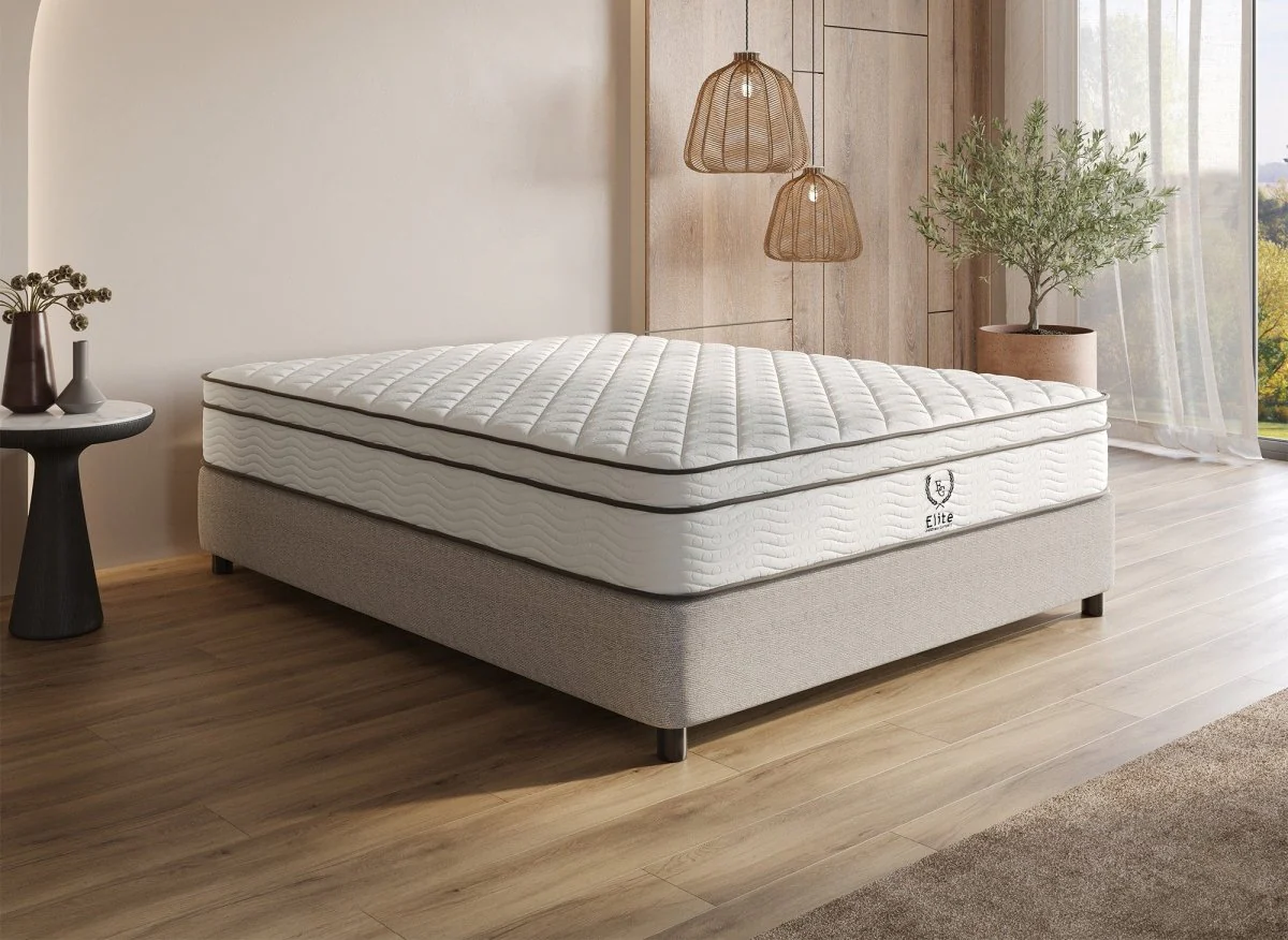 Matelas hybride ressorts ensachés 180 x 200 cm épaisseur 25 cm MARIUS - Image 2