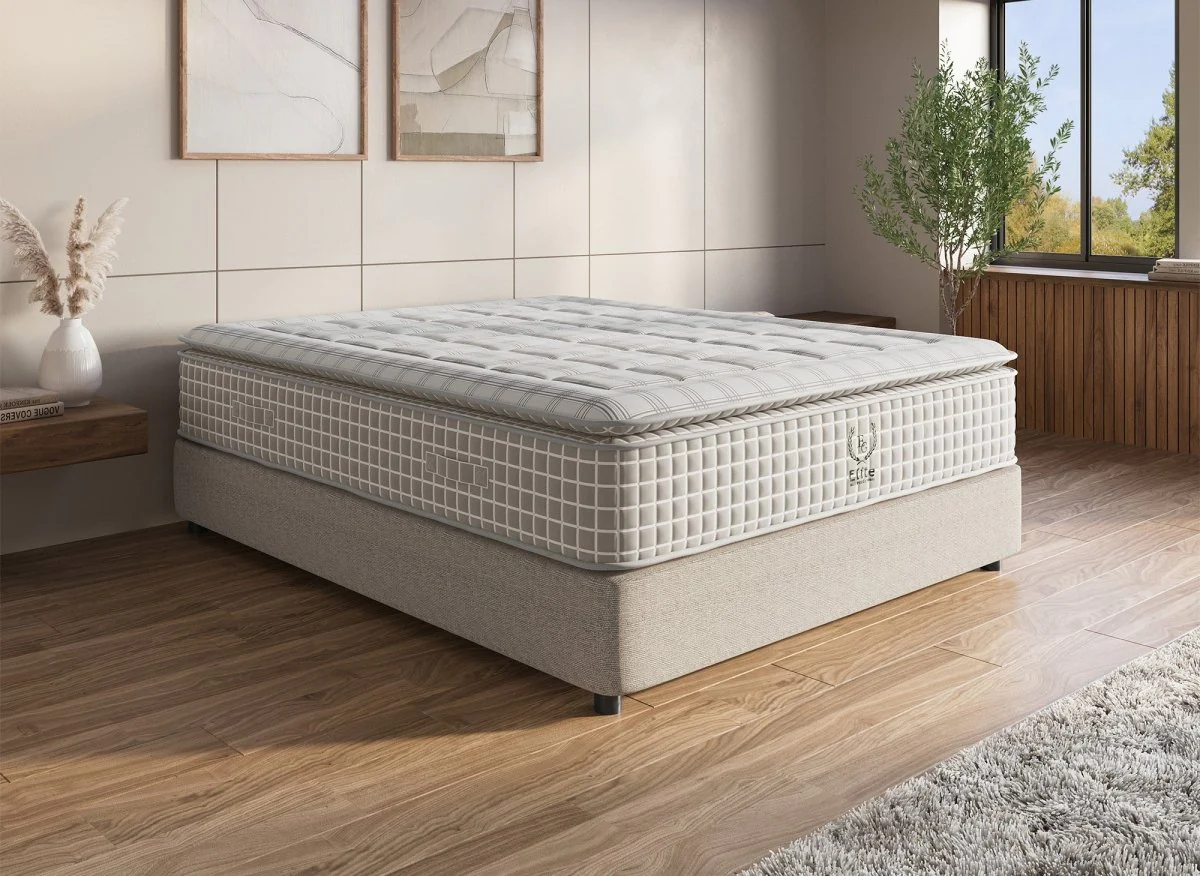 Matelas hybride ressorts ensachés 180 x 200 cm épaisseur 34 cm SIMON - Image 2