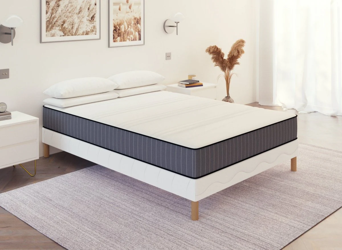 Matelas mousse 140 x 190 cm épaisseur 20 cm AWAN - Image 3
