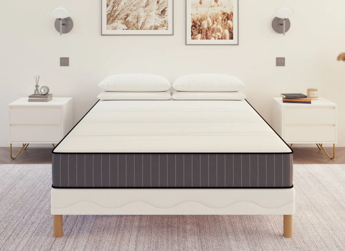 Matelas mousse 140 x 190 cm épaisseur 20 cm AWAN - Image 4