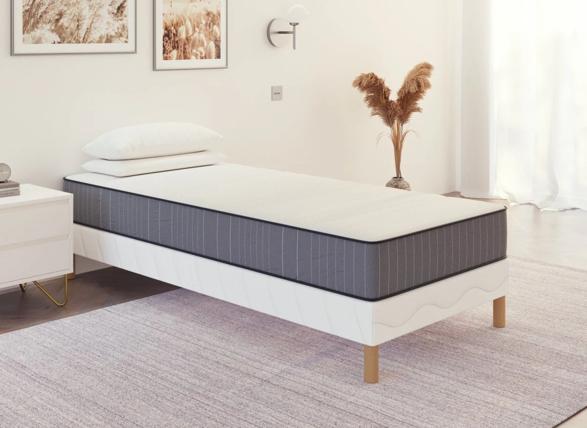 Matelas mousse 90 x 190 cm épaisseur 20 cm AWAN - Image 4