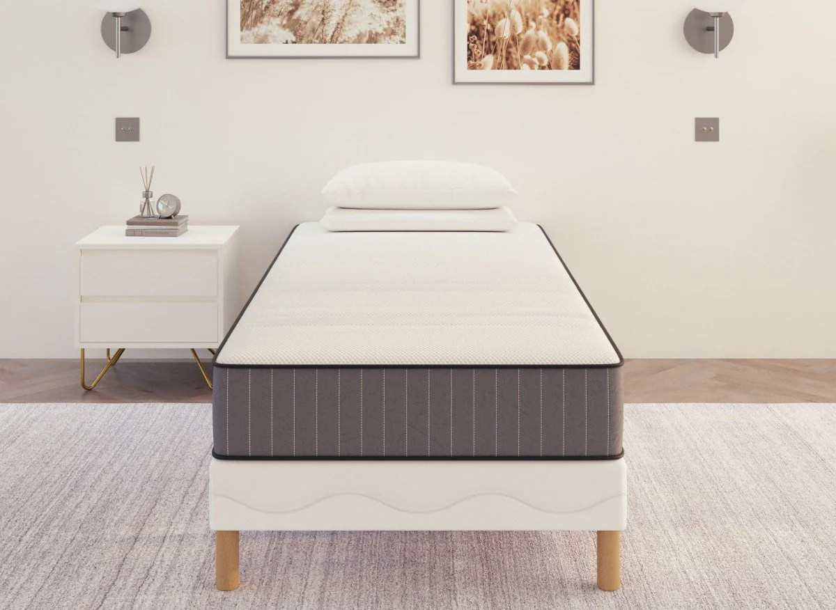 Matelas mousse 90 x 190 cm épaisseur 20 cm AWAN - Image 5