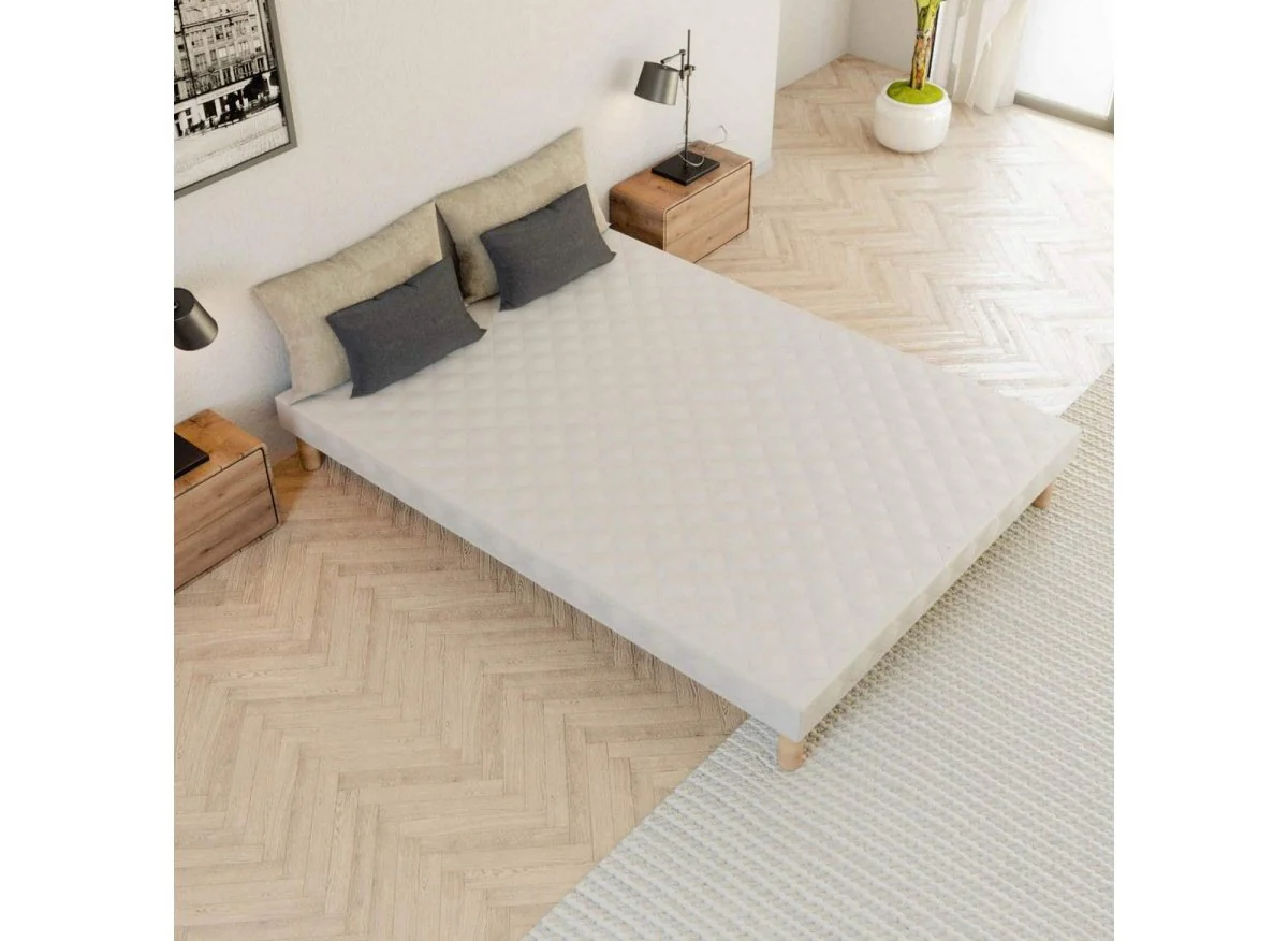 Sommier tapissier 140 x 190 cm + 4 pieds - Image 4