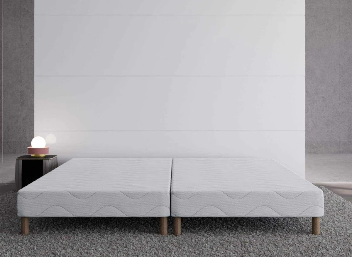 Sommier tapissier 180 X 200 cm + 8 pieds (2x 90x200cm) - Image 3
